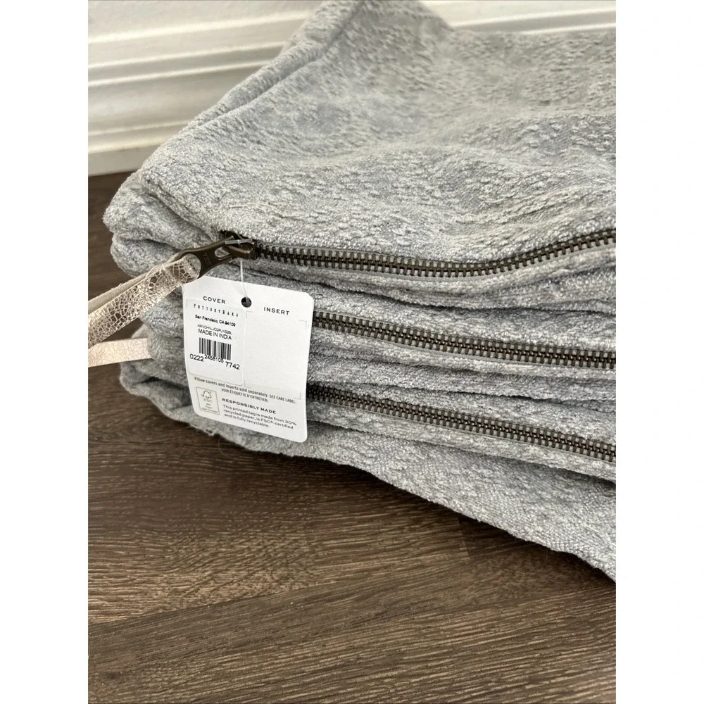 3 NEW Pottery Barn Chenille Karina 22